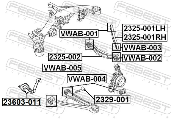 Sensor, headlight levelling 23603-011