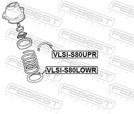 FEBEST VLSI-S80LOWR Spring Seat