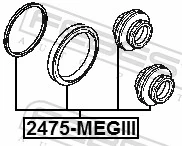 Repair Kit, brake caliper 2475-MEGIII