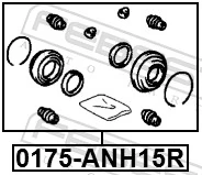 Repair Kit, brake caliper 0175-ANH15R