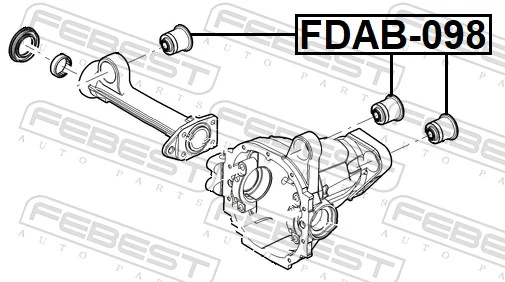 Mounting, differential FDAB-098