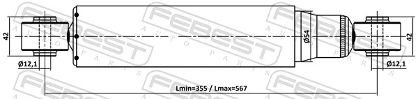 Shock Absorber 10110-001R