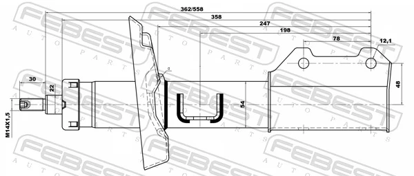 Shock Absorber 10660618FR