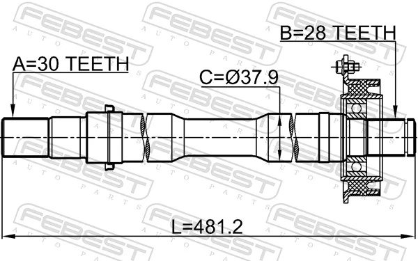 Drive Shaft 0512-MPVRH