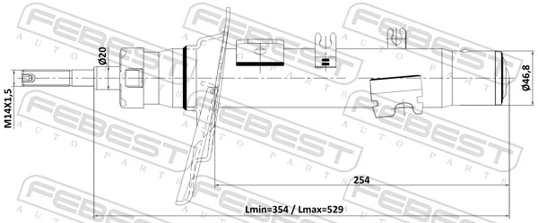 Shock Absorber 25110-010FL