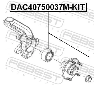 휠 베어링 DAC40750037M-KIT