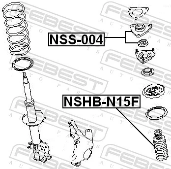 Protective Cap/Bellow, shock absorber NSHB-N15F