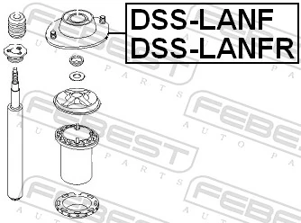Suspension Strut Support Mount DSS-LANF