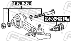 Camber Correction Screw 1629-220