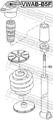 Belt Pulley, alternator VWAB-B5F