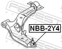 Repair kit, supporting/ball joint NBB-2Y4