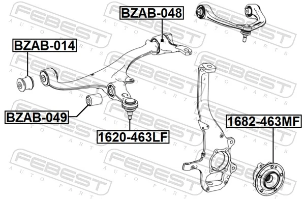 Ball Joint 1620-463LF