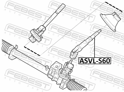 Steering Shaft ASVL-S60