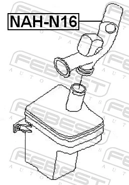 FEBEST NAH-N16 Hose, air supply