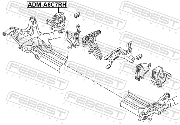 Mounting, engine ADM-A6C7RH