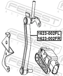 FEBEST 1623-002FL Mounting, axle strut
