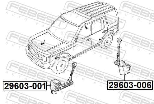 Sensor, headlight levelling 29603-001
