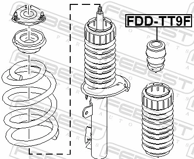 Almohadilla de tope, suspensión FDD-TT9F