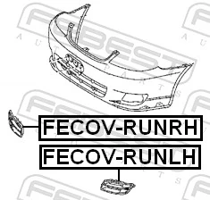 FEBEST FECOV-RUNLH Cover, bumper