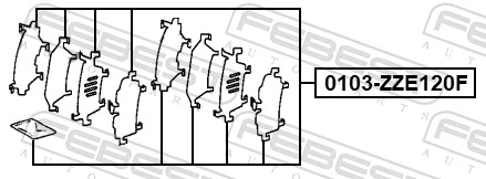 FEBEST 0103ZZE120F Original