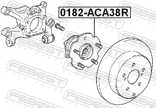 Wheel Hub 0182-ACA38R