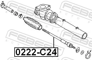 Inner Tie Rod 0222-C24