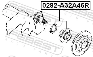 Wheel Hub 0282-A32A46R