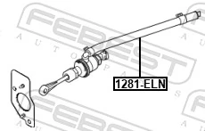 Master Cylinder, clutch 1281-ELN