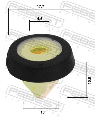 Clip, trim/protection strip 88570-164