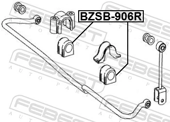 Mounting, stabiliser bar BZSB-906R