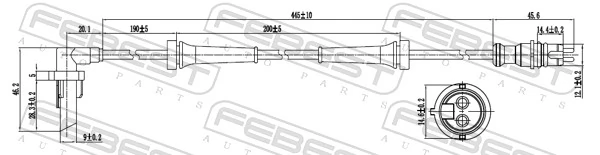 Sensor, wheel speed 24606-011