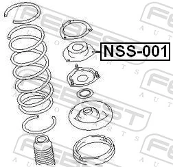 Suspension Strut Support Mount NSS-001