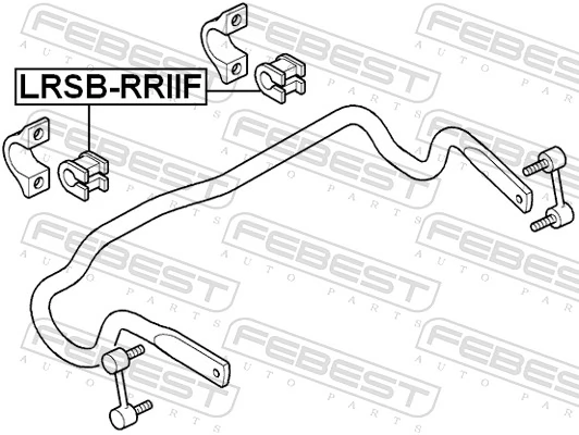 FEBEST LRSB-RRIIF Mounting, stabiliser bar
