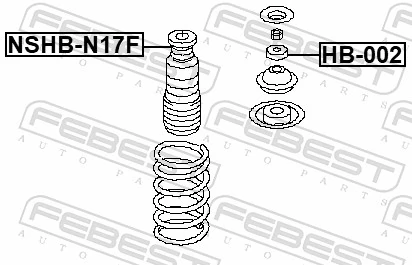 Protective Cap/Bellow, shock absorber NSHB-N17F