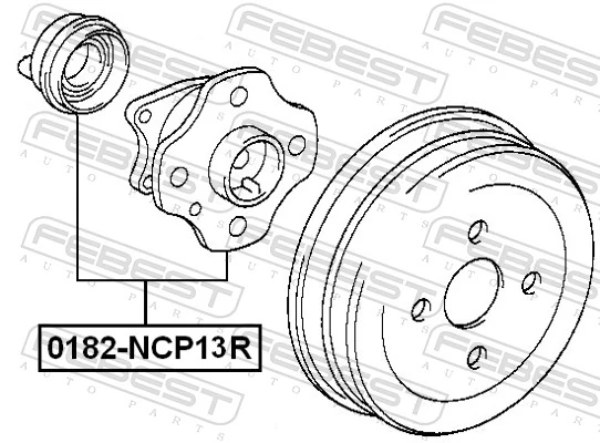 Wheel Hub 0182-NCP13R