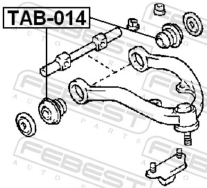 Mounting, control/trailing arm TAB-014