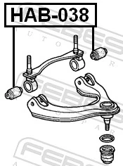 控制臂/牵引臂衬套 HAB-038