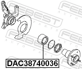 Wheel Bearing DAC38740036