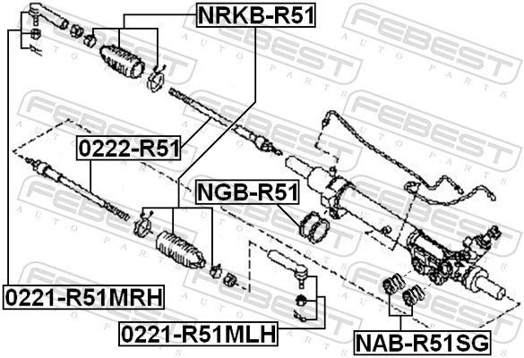 Bellow, steering NRKB-R51