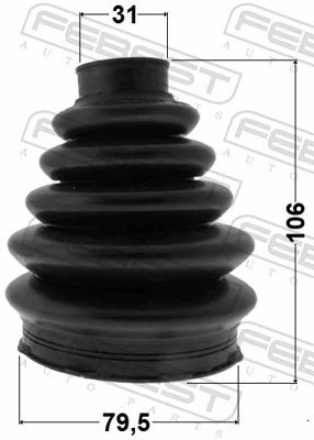 Bellow, drive shaft 2117P-FOCII