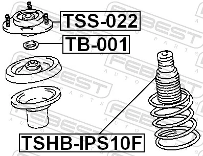 Suspension Strut Support Mount TSS-022