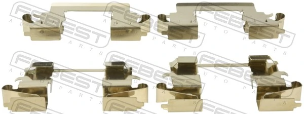 FEBEST 0103-MCU3F Accessory Kit, disc brake pad