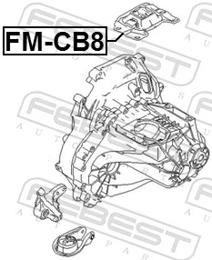 FEBEST FM-CB8 Mounting, engine