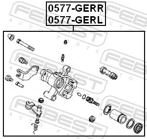 Brake Caliper 0577-GERR