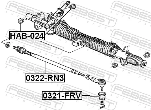 Inner Tie Rod 0322-RN3