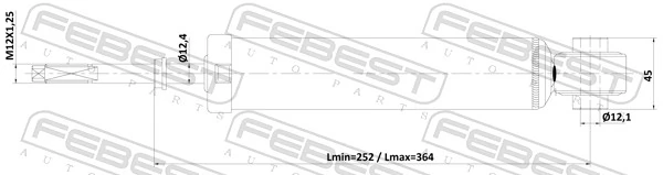 Shock Absorber 02110-013R