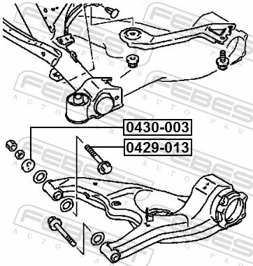 FEBEST 0429-013 Camber Correction Screw