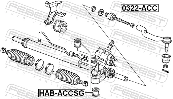 Inner Tie Rod 0322-ACC