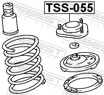 Suspension Strut Support Mount TSS-055