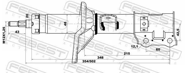 Shock Absorber 12666493FR